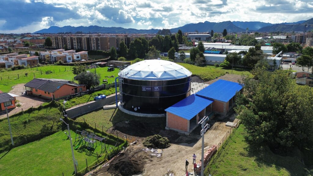 Infraestructura de acueducto de la EPC que abastece a Cajicá